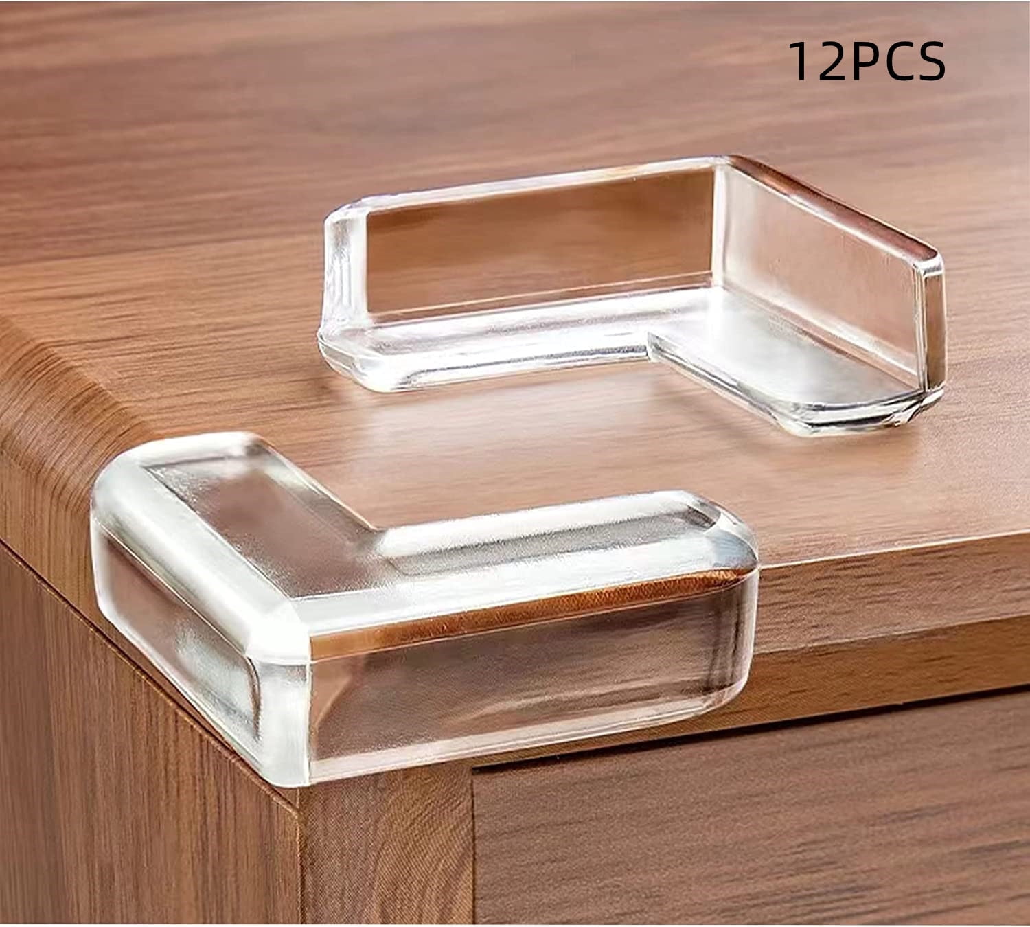 Casewin Baby Corner Protectors for Baby Safety 12 Packs Plastic Large Size Furniture Edge Guards Bumper for Table Desk Shelf Bed Sharp Corner Transparent Walmart