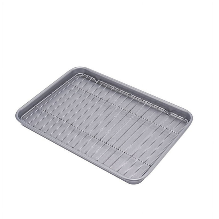 Casewin Baking Sheet and Cooking Rack Set, Stainless Steel Cookie