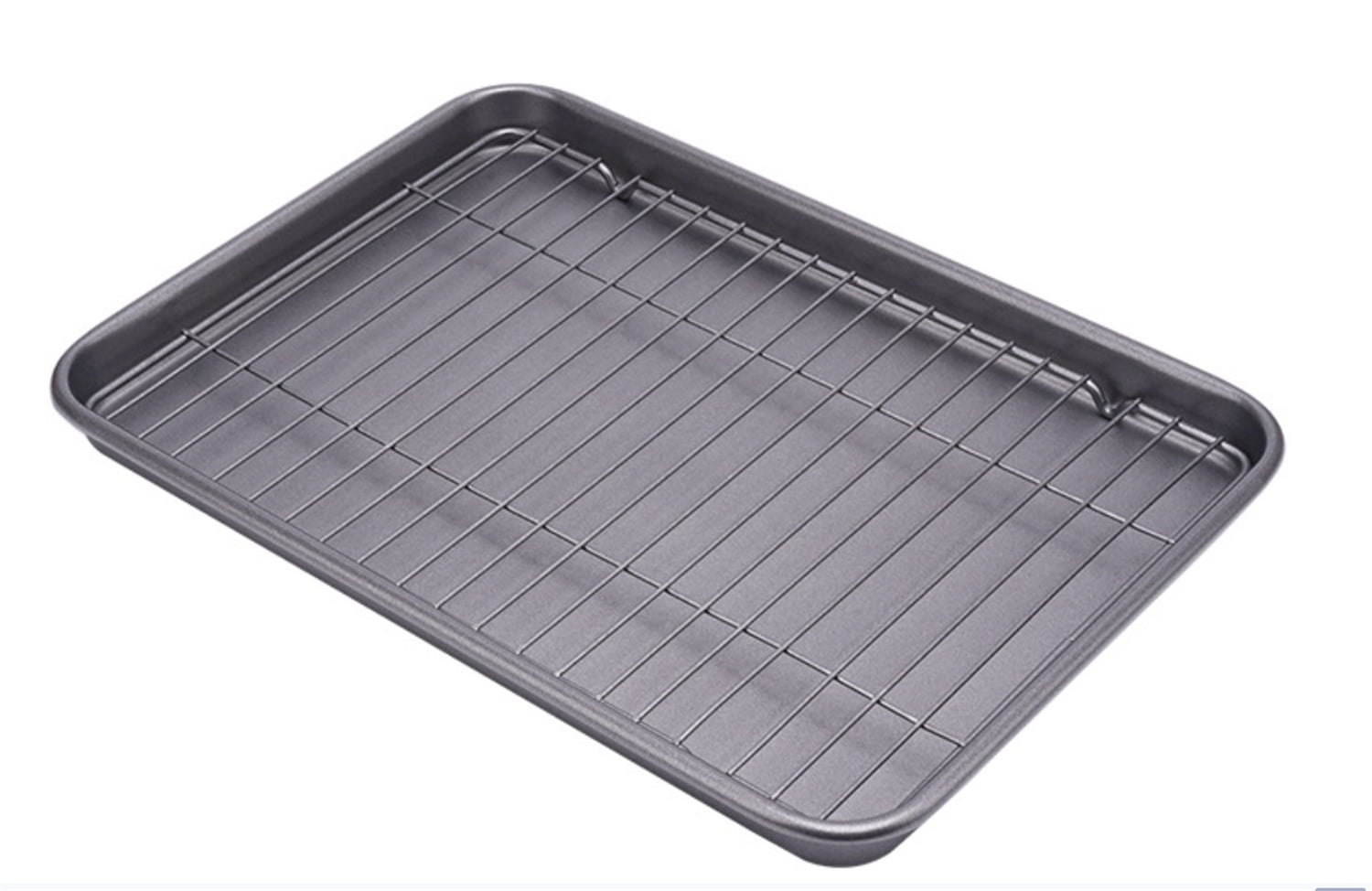 Casewin Baking Sheet Stainless Steel Baking Tray Cookie Sheet Oven Pan  Rectangle Size 10 x 8 x 1 inch, Non Toxic & Healthy, Rust Free & Less  Stick, Thick & Sturdy, Easy