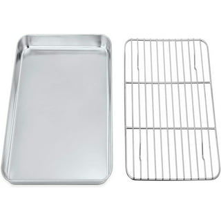 Topboutique Baking Sheet, 40 X 30 X 2.5cm Stainless Steel Large Cookie Sheet  Half Baking Pans, Non-toxic & Healthy, Easy Clean & Dishwasher Safe, Heavy  Duty & Durable - Set of 2 