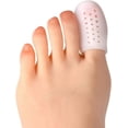 thumbnail image 1 of Casewin Big Toe Caps,Breathable Toe Cushions with Holes,10 Pack Gel Toe Sleeves,Relief Corns,Blisters, Hammer Toes,Toe coves Reduce Friction, 1 of 7