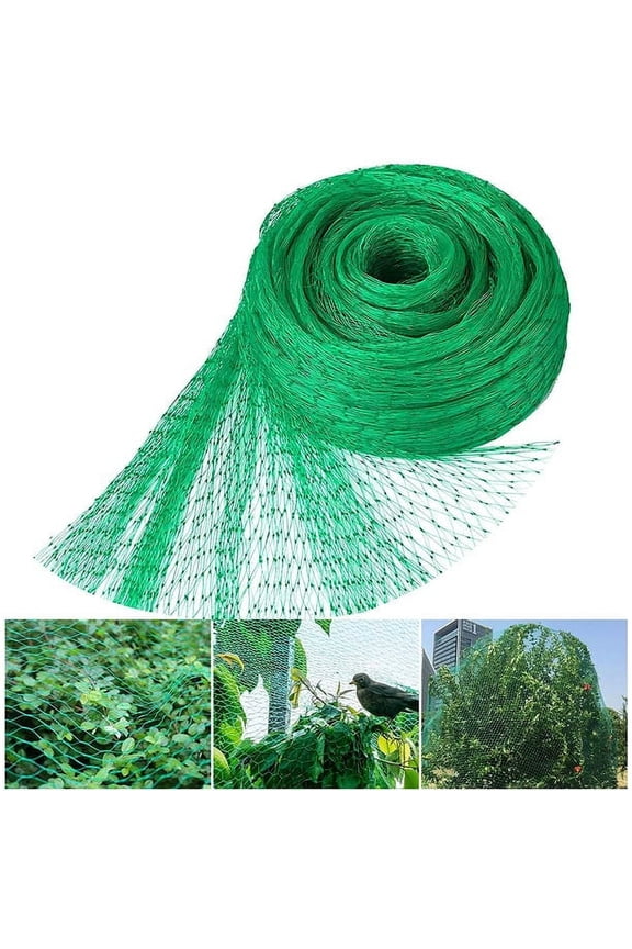 Casewin Bird Netting for Garden, 13ftx20ft Garden Bird Protective Netting, Garden Plant Netting, Reusable Fencing Mesh, Protect Grape Fruit Vegetables from Birds Deer(Green)