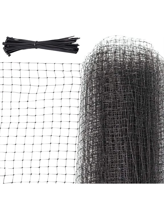 Casewin Bird Netting for Garden, 7ftx33ft Garden Bird Protective Netting, Garden Plant Netting, Reusable Fencing Mesh, Protect Grape Fruit Vegetables from Birds Deer
