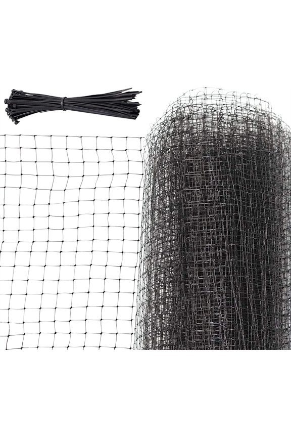 Casewin Bird Netting for Garden, 7ftx33ft Garden Bird Protective Netting, Garden Plant Netting, Reusable Fencing Mesh, Protect Grape Fruit Vegetables from Birds Deer