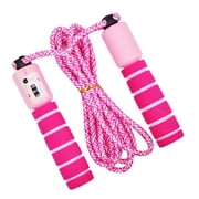 Casewin Children Jump Rope with Counter, Adjustable Kids Skipping Rope Jump Speed Rope for Boys Girls Fitness & ExercisePink