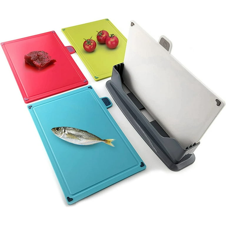 Classic Cuisine 80-KIT1003 Plastic Cutting Board Set Color Coded Durable  Boards with Icons, 1 unit - Kroger