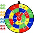 thumbnail image 1 of Casewin Dart Toys for Kids, Double Sided Safe Dart Board for Kids with 16 Sticky Balls and 28.7 Inches Dartboard, Best Outdoor Indoor Sports Family Party Toys Game Gifts for Boys Girls Chil, 1 of 6