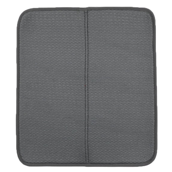 Dish Drying Mat,Ultra Absorbent Drying Mat for Kitchen Counter,Kitchen Counter Mat,Dishes Drainer Pads for for Dishes, Utensils, Pots and Pans, Large Size 17.71''X 15.74''(Grey)