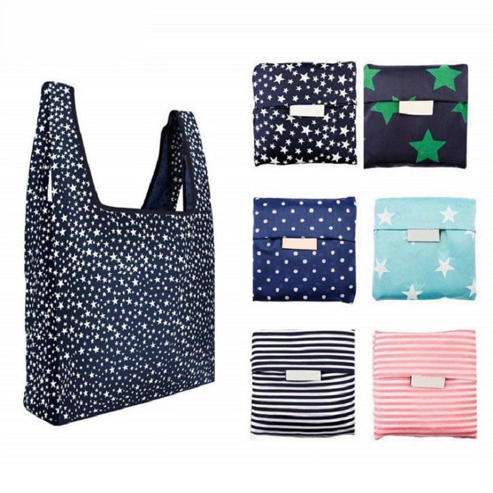 Casewin Foldable Reusable Grocery Bags Folding Shopping Tote Bag Fits in Pocket Eco Friendly Cloth Bags for Groceries Recycle Bags Water Resistant Lightweight Strong Durable Grocery Bags 6 Pack Walmar...