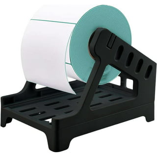  Millaass Thermal Label Holder, for Rolls and Fan-Fold Labels,  Plastic, Work with Desktop Label Printer for Office and Home, Label Stand, Sticker  roll Holder : Office Products