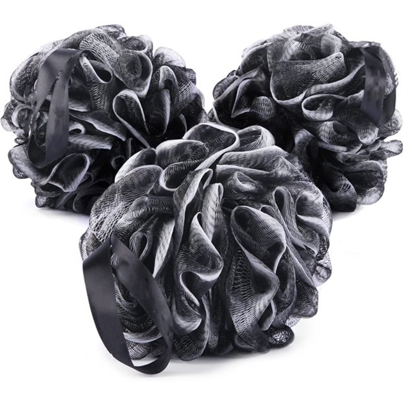 Casewin Loofahs Bath Shower Scrub Exfoliating Body Brush Pouf Scrubber