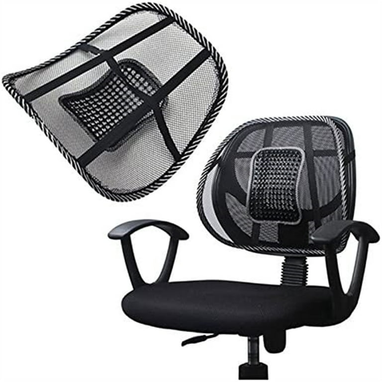 Casewin Car Seat Chair Massage Back Lumbar Support Mesh Ventilated