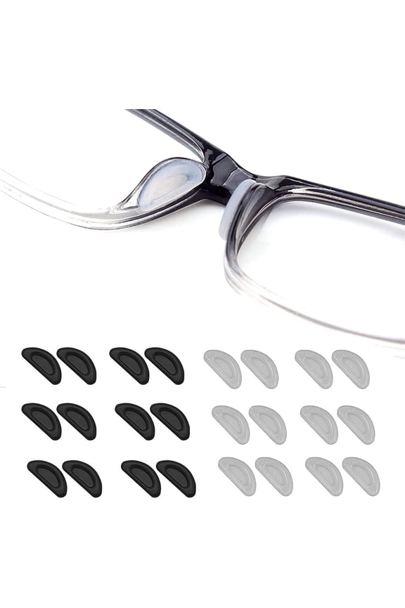 Casewin Nose Pads for Glasses - Air Bag Nosepads Adhesive Eyeglass Nose Pad 2 mm Thickness for Glasses, Eyeglasses and Sunglasses (40 Pairs)