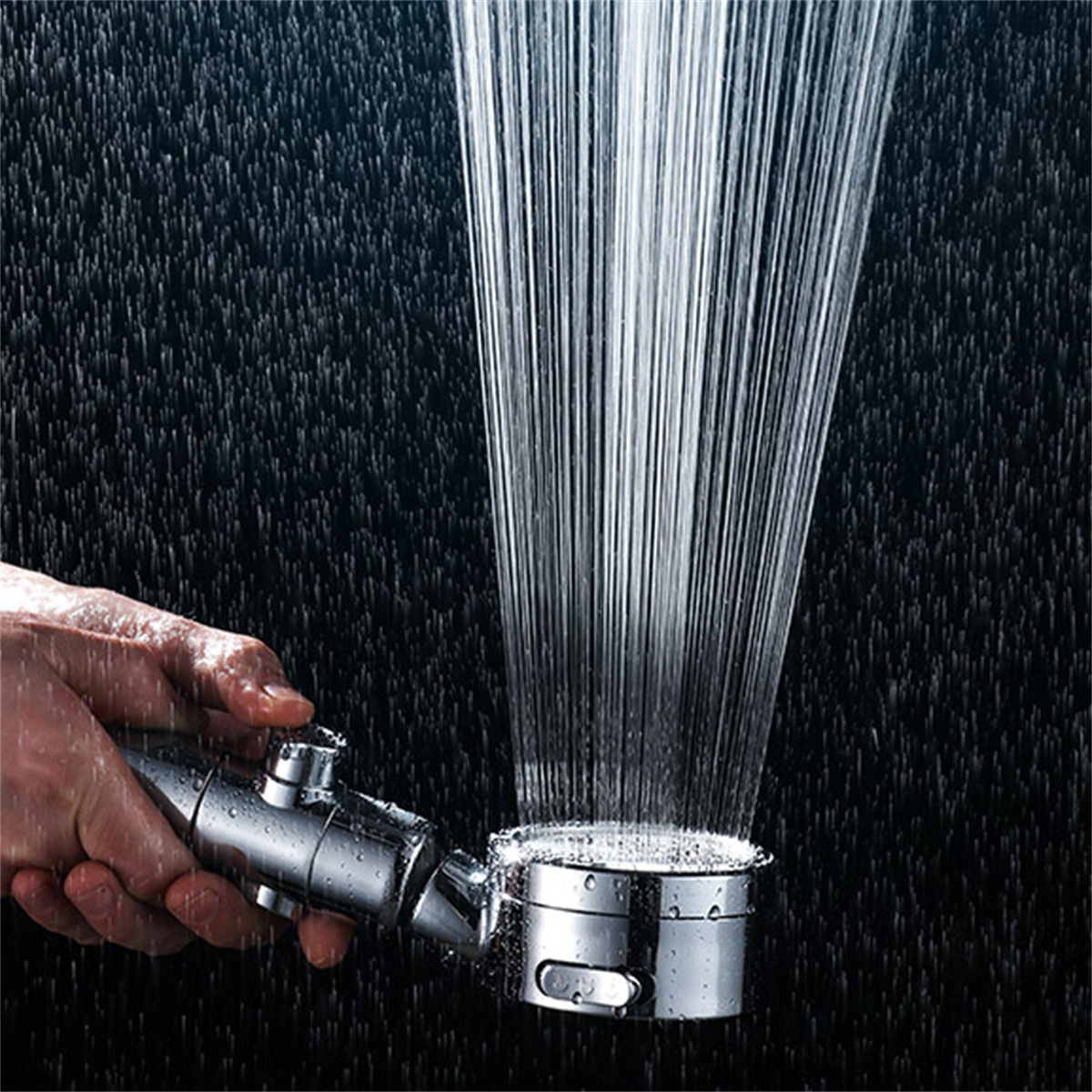 Casewin Shower Head,Handheld Shower with Filter,3 Spray Modes and oneButton Water Stop with