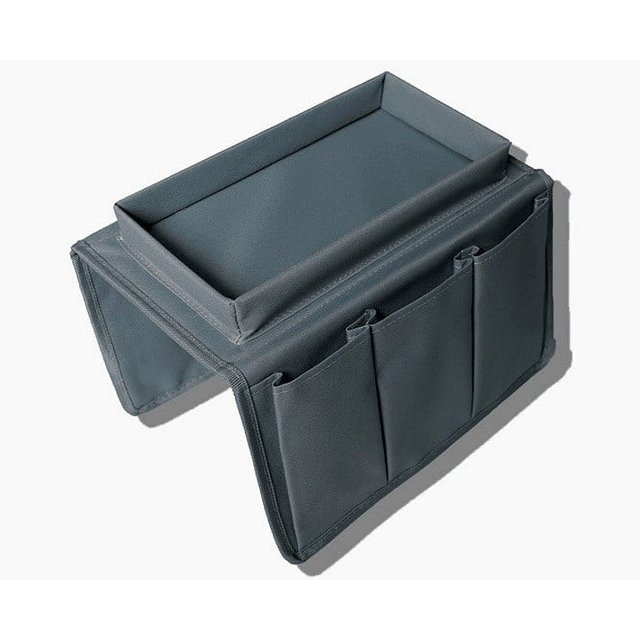Casewin Sofa Armrest Organizer with Cup Holder Tray Chair Arm TV Remote