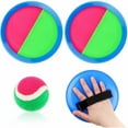 thumbnail image 1 of Casewin Toss Catch Ball Set, Catch Game Toys, Outdoor Paddle Ball Beach Game with 1 Catch Balls 2 Paddles for Outdoor Games Gift for Kids/Family, 1 of 5