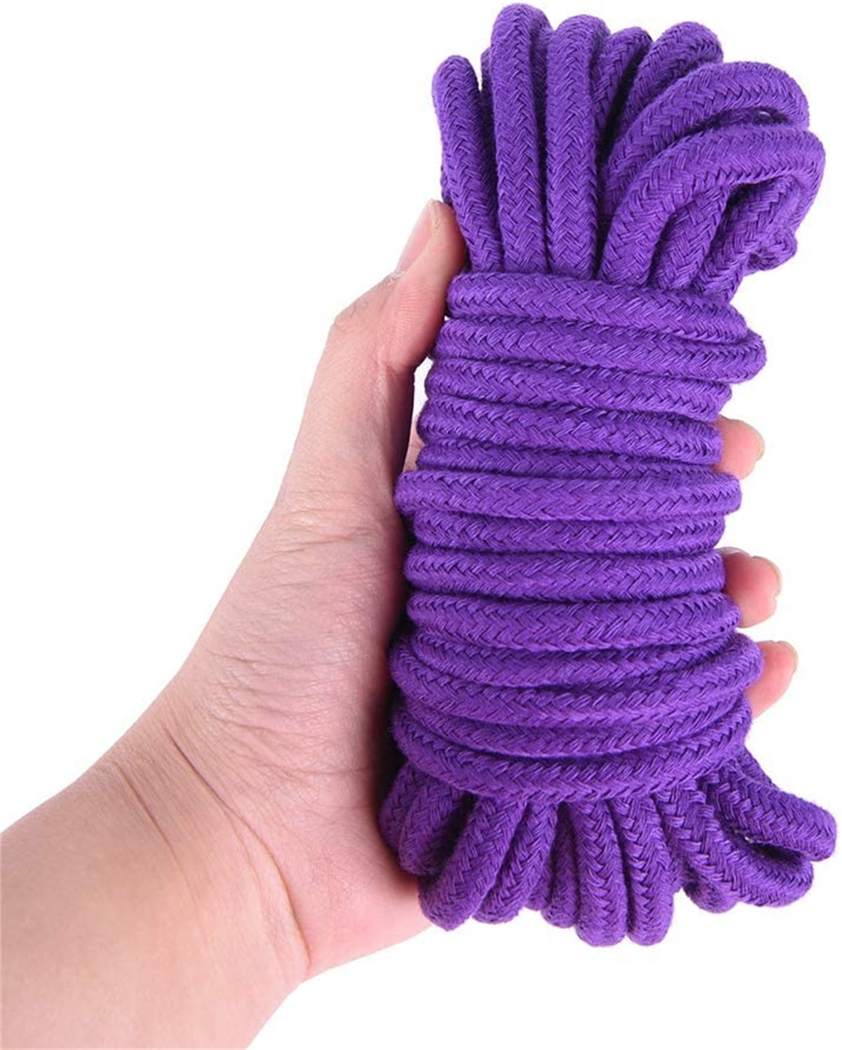 Soft Cotton Rope|Ecofriendly & Durable|Easy to DIY for Daily Using |  Braided Twisted Rope| Natural Thick Long Rope Suitable for Swing, Camping