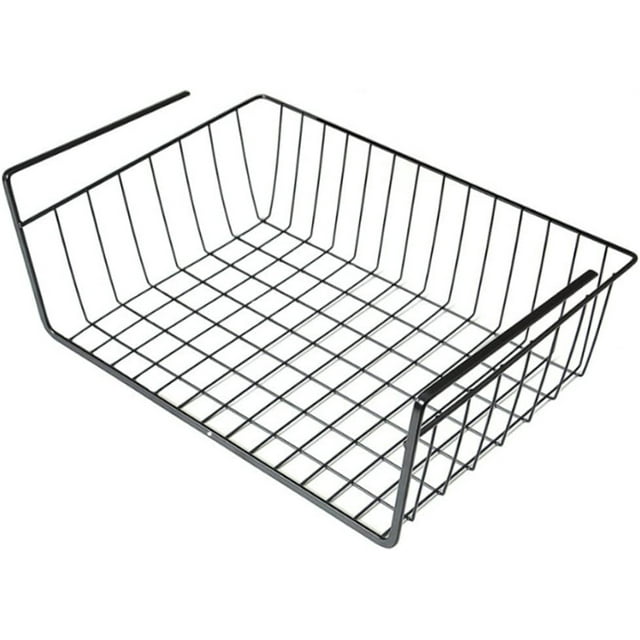 Casewin Under Storage Shelf Wire Basket Organizer Fit Dual