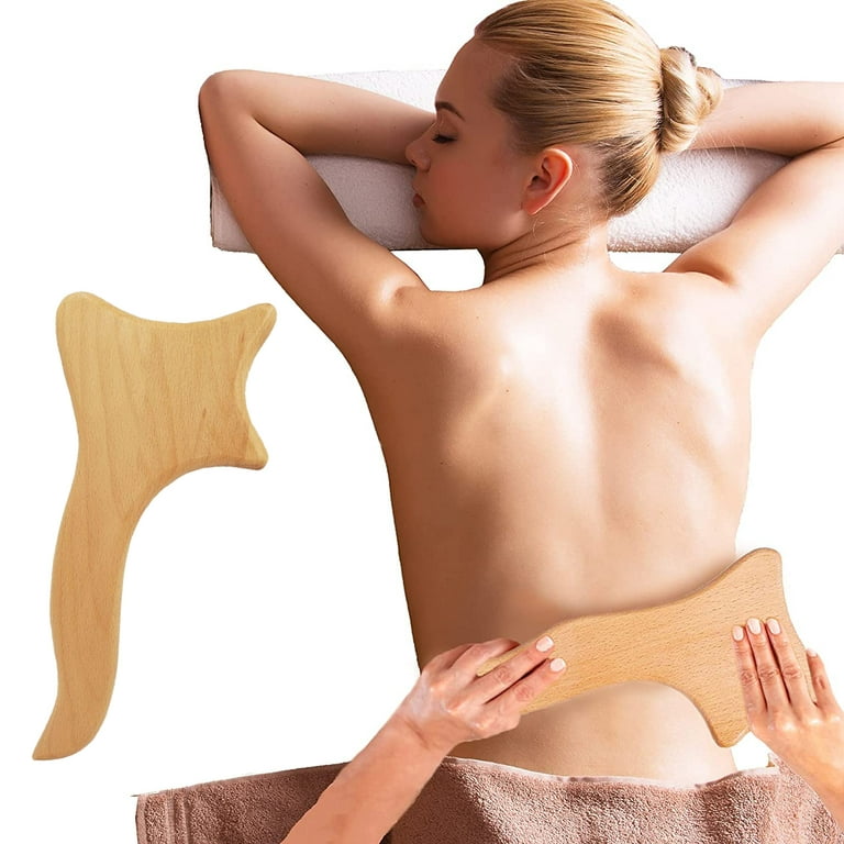 Casewin Wooden Gua Sha Tools, Lymphatic Drainage Massager, Wood Therapy  Massage Tools, Anti Cellulite Massager, Increased Lymphatic  Circulation-13*5.5