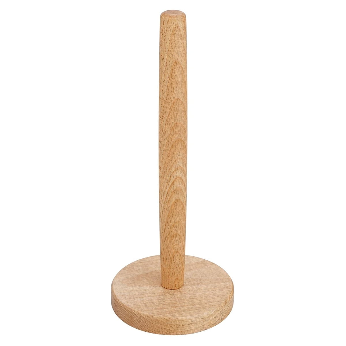 Casewin Wooden Paper Towel Holder, Countertop Vertical Tissue Holder Rack Bamboo Paper Towel Stand for Kitchen Living Room Bedroom Home Decoration - Walmart.com
