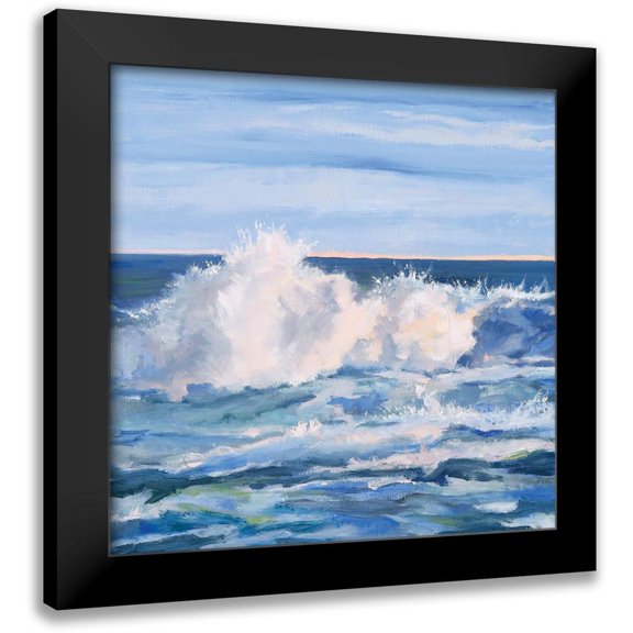 Casey, Anderson 12x12 Black Modern Framed Museum Art Print Titled - Winter Cold Wave