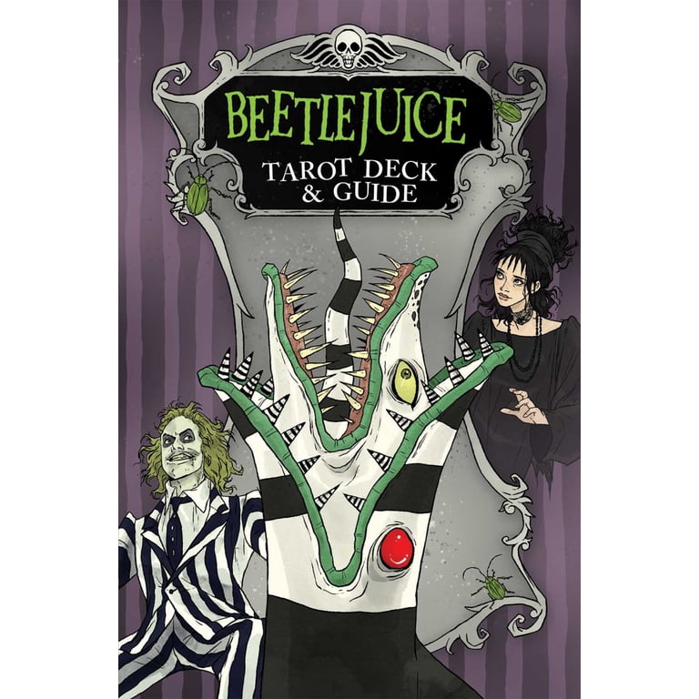 Casey Gilly, Beetlejuice Tarot Deck and Guide, Hardcover, 78 Cards