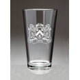 thumbnail image 1 of Casey Irish Coat of Arms Lions Pint Glasses (Sand Etched), 1 of 2
