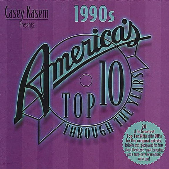 Casey Kasem: America's Top 10 Through Years - The 90's (CD)