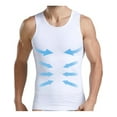 thumbnail image 1 of Casey Kevin Mens Compression Shirt Slimming Body Shaper Tummy Control Vest Gynecomastia Tank Tops for men, 1 of 12
