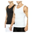 thumbnail image 1 of Casey Kevin Mens Compression Shirt Slimming Body Shaper Tummy Control Vest Gynecomastia Tank Tops for men, 1 of 12