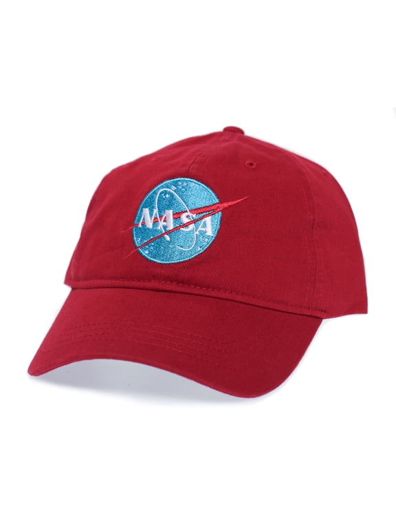 Casey Newton NASA Tomorrowland Embroidered Unisex adult Dad Hat Cap Red