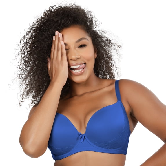 Casey Plunge Molded T-Shirt Bra - Nautical Blue