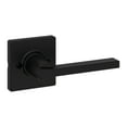 thumbnail image 1 of Kwikset Casey Square Half-Dummy Lever Doorknob Matte Black, 1 of 8