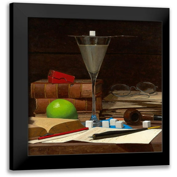 Casey, Todd M. 12x12 Black Modern Framed Museum Art Print Titled - Death In The Afternoon