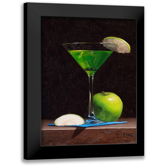 Casey, Todd M. 12x14 Black Modern Framed Museum Art Print Titled - Sour Apple Martini