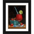 thumbnail image 1 of Casey, Todd M. 15x18 Black Ornate Wood Framed with Double Matting Museum Art Print Titled - Strawberry Daquiri, 1 of 4
