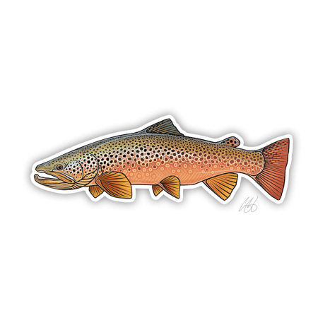 Casey Underwood Autumn Brown Decal Sticker