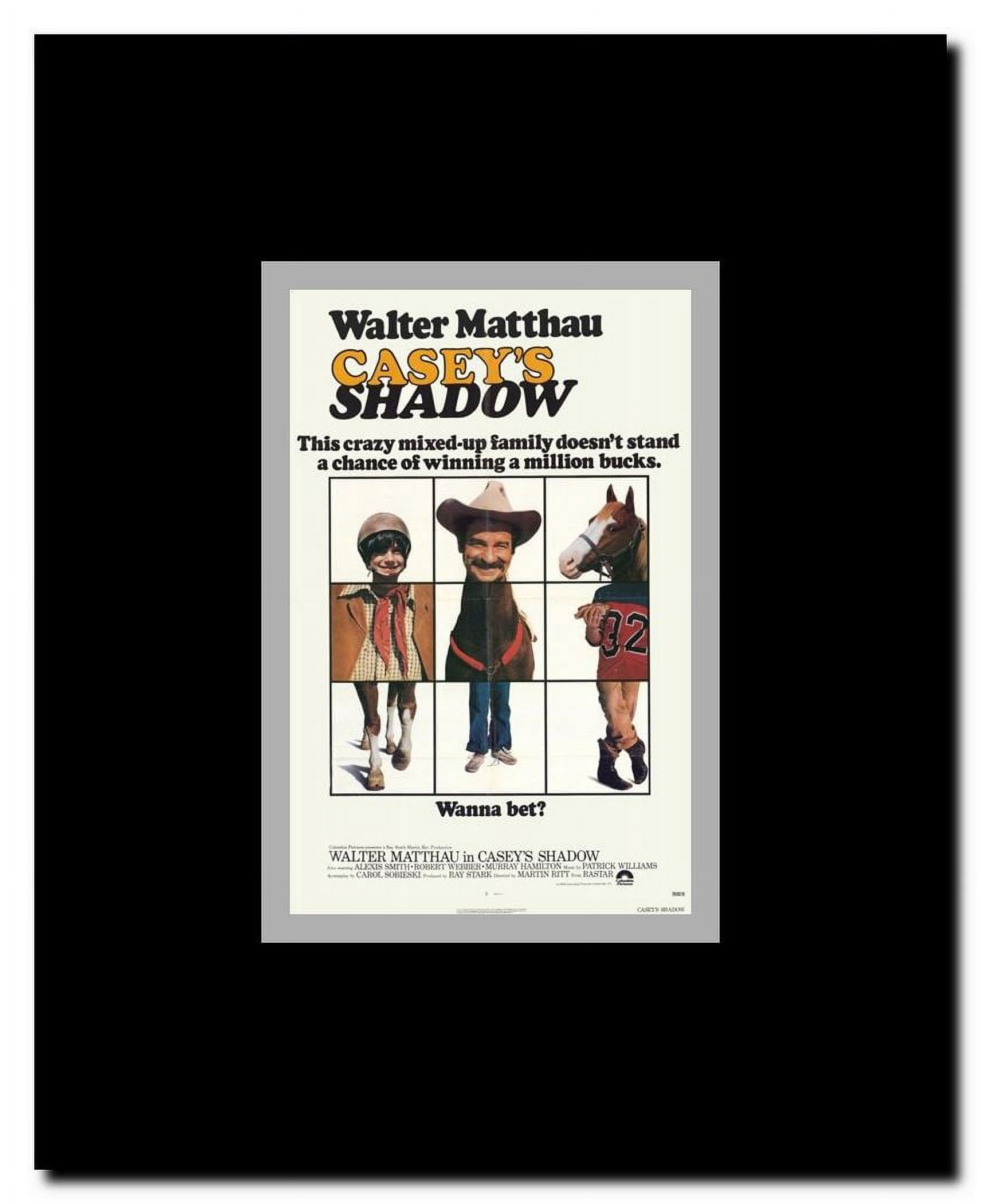 Casey's Shadow Framed Movie Poster