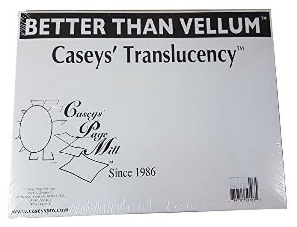 Casey's Translucency Vellum Like Paper For Laser Printers To Make