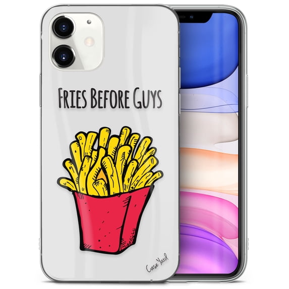 Caseyard TPU Clear Case for iPhone 13 Mini with Fries design phone cover