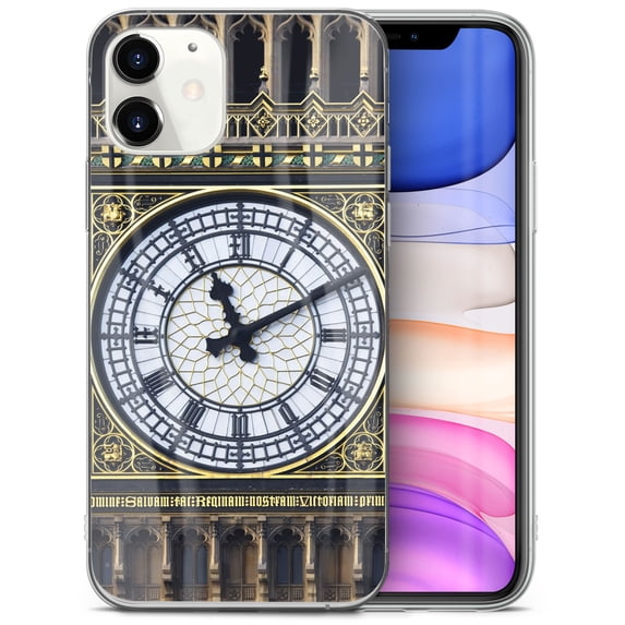 Caseyard TPU Clear Case for iPhone 13 Pro with Big Ben Clock design phone cover