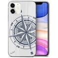 thumbnail image 1 of Caseyard TPU Clear Case for iPhone 13 Pro with Compass Rose design phone cover, 1 of 7