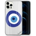 thumbnail image 1 of Caseyard TPU Clear Case for iPhone 13 Pro with Evil Eye design phone cover, 1 of 7