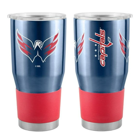 Caseys 629399133 30 oz Washington Capitals Travel Tumbler - Ultra Stainless Steel