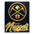 thumbnail image 1 of Caseys 9060426974 50 x 60 in. Denver Nuggets Raschel Signature Design Blanket, 1 of 1