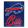 thumbnail image 1 of Caseys 9060426989 50 x 60 in. Buffalo Bills Raschel Signature Design Blanket, 1 of 2