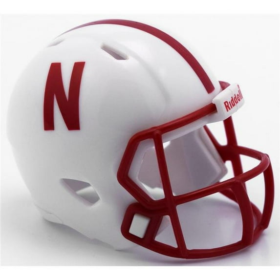 Caseys 9585594276 Nebraska Cornhuskers Riddell Pocket Pro Speed Style Helmet