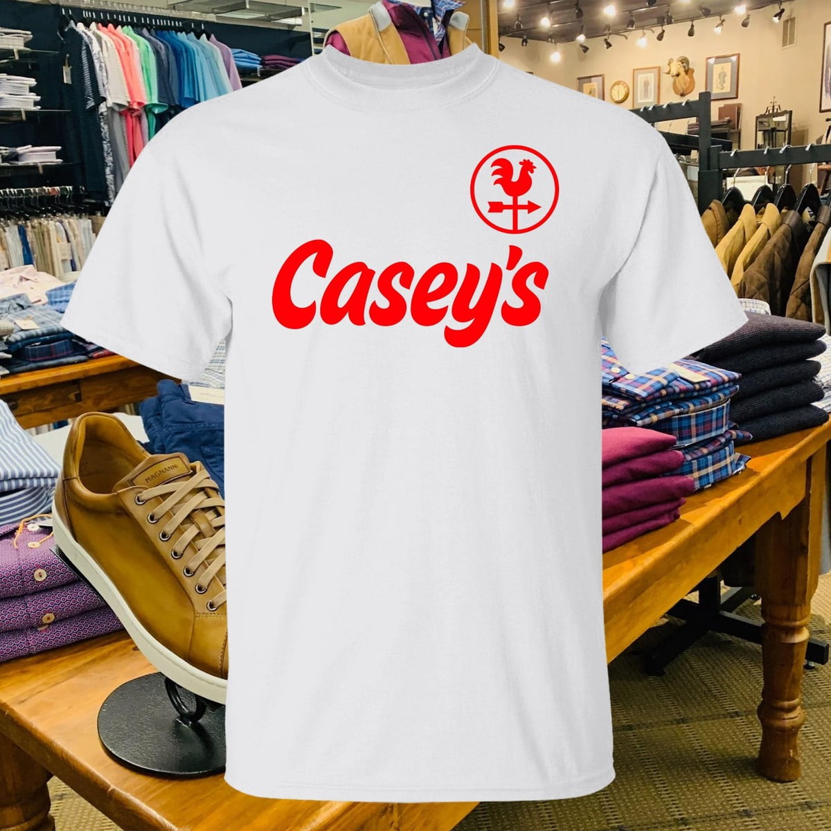 General Flash Accessory Caseys General Stores Logo Usa T-Shirt - Walmart.com