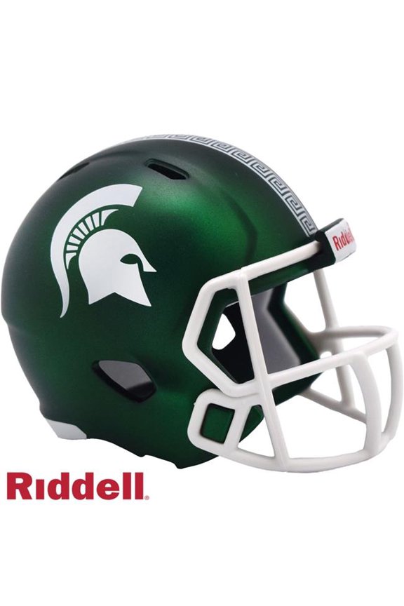Caseys 9585532110 Michigan State Spartans Helmet - Riddell Pocket Pro Speed Style