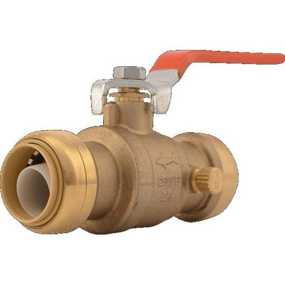 SharkBite U514LFA Tappo Terminale In Ottone Senza Piombo 1/2 Pollice - Raccordo A Innesto Per Tubi